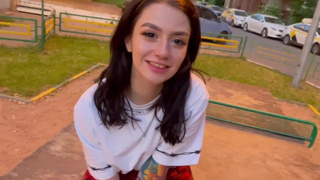 - А слабо по пьяни мне на крыше отсосать? - Ноу праблем, можешь хуй свой доставать!